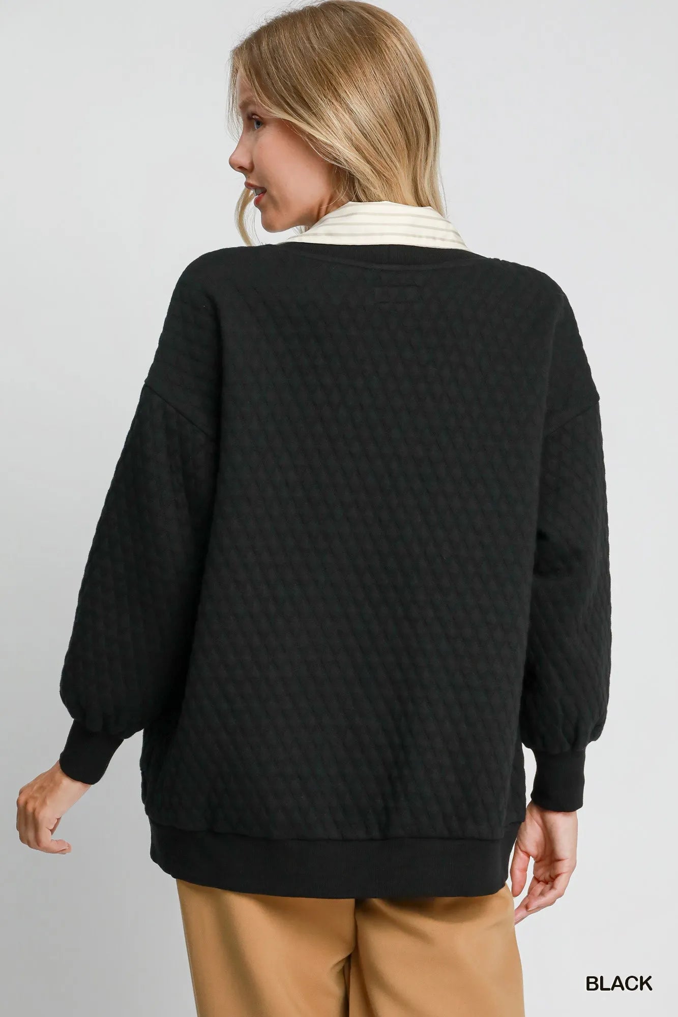 Umgee Button-Up Jacquard Cardigan Cardigans