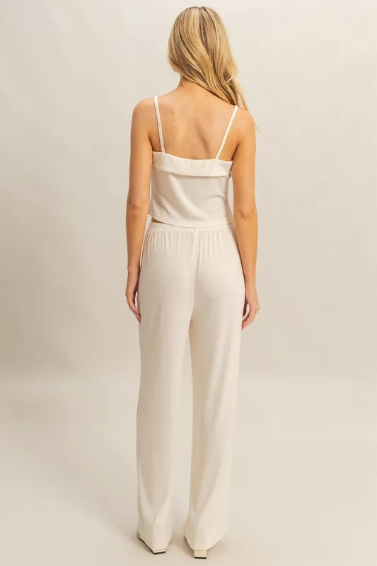 HYFVE Rib Knit Cami Top and Pants Set | Outfit Sets Daverri Fashions