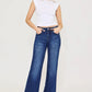 RISEN Full Size Tummy Control High Rise Wide Leg Cuffed Jeans Plus Size Jeans