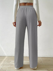 Drawstring Wide Leg Pants | Lounge Pants Daverri Fashions