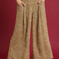 Umgee Jacquard Wide-Leg Pants - DAVERRI FASHIONS