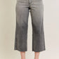 Judy Blue Full Size Wide Leg Capris Jeans Plus Size - DAVERRI FASHIONS
