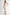 MABLE Contrast Striped Crochet Knit Midi Dress LT TAUPE