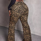 Leopard Wide Leg Pants - DAVERRI FASHIONS