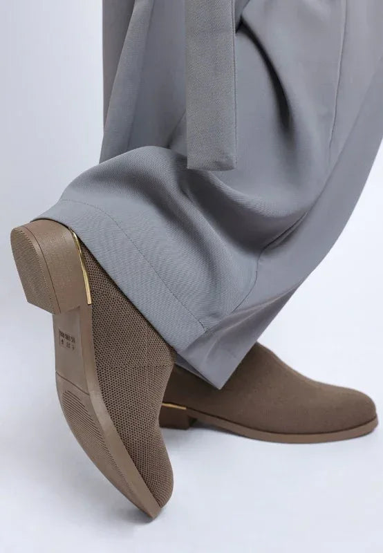 Rosamund Knitted Sock Boots - DAVERRI FASHIONS