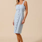 SO ME Button Down Pocket Front Pinafore Dress