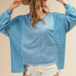 BiBi Oversized Pocket Front Sweatshirt - DAVERRI FASHIONS