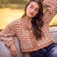 SO ME Soft Chenille Yarn Textured Button Sweater Cardigan - DAVERRI FASHIONS