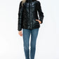 Snobbish Pocketed Zip Up Turtleneck Puffer Jacket M Jackets