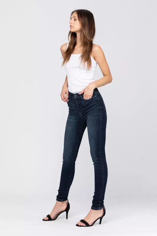 Judy Blue High Waist Washed Skinny Jeans | Daverri Fashions