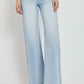 RISEN Full Size Wide Leg V Dipped Front Waist Jeans - DAVERRI FASHIONS