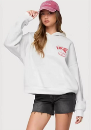 Drop Shoulder Graphic Hoodie with Kangaroo Pocket | Hoodies Daverri Fashions