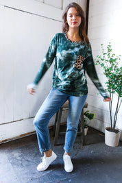 On the Hunt for Love Tie Dye Long Sleeve | Daverri Fashions