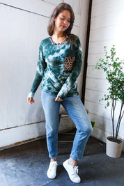 On the Hunt for Love Tie Dye Long Sleeve | Daverri Fashions