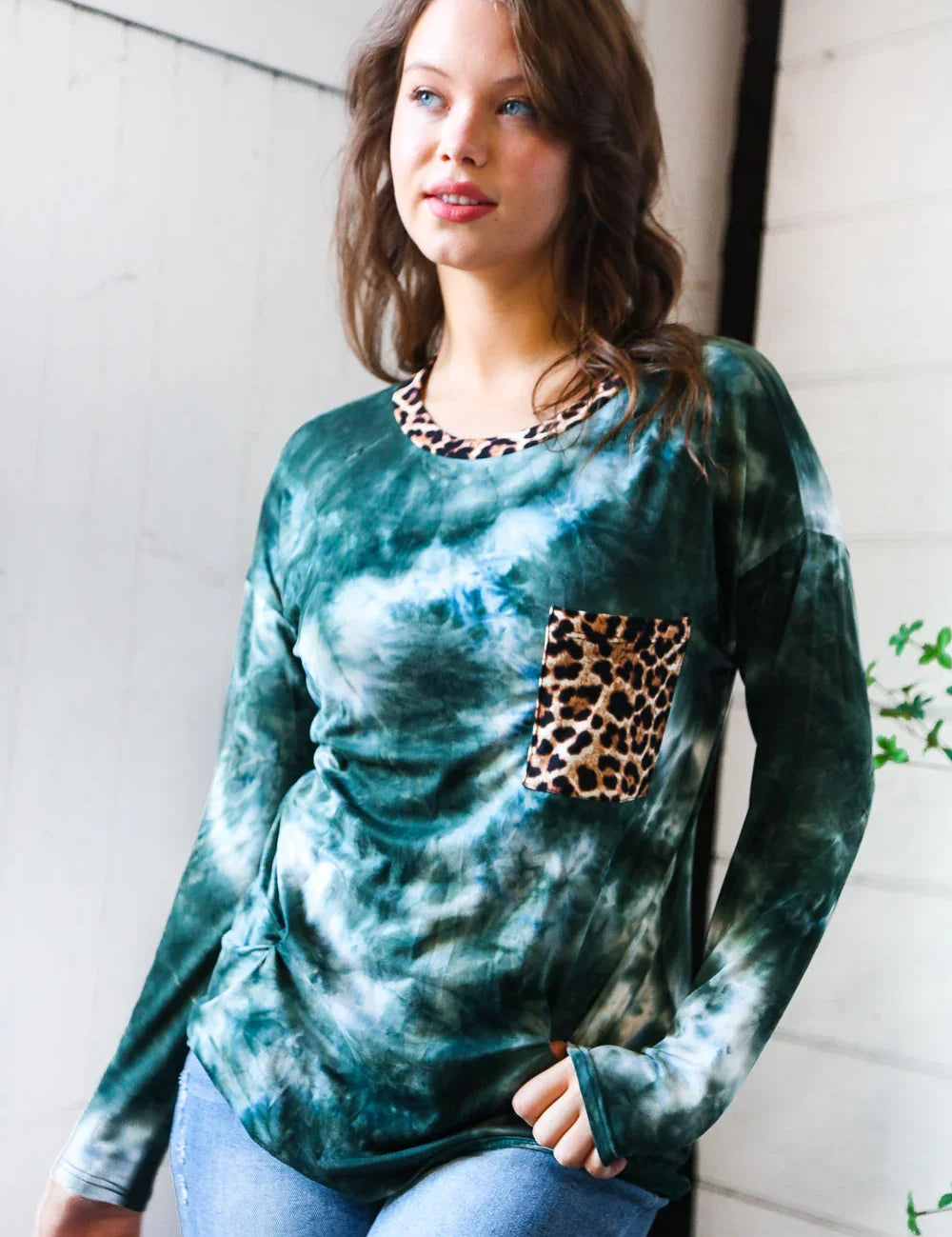 On the Hunt for Love Tie Dye Long Sleeve | Daverri Fashions