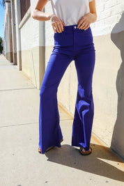 All You Need Sapphire High Waist Flare Leg Denim Jeans | 07-01-25 Summer Sale Daverri Fashions