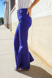 All You Need Sapphire High Waist Flare Leg Denim Jeans | 07-01-25 Summer Sale Daverri Fashions