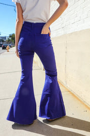 All You Need Sapphire High Waist Flare Leg Denim Jeans | 07-01-25 Summer Sale Daverri Fashions