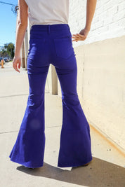 All You Need Sapphire High Waist Flare Leg Denim Jeans | 07-01-25 Summer Sale Daverri Fashions
