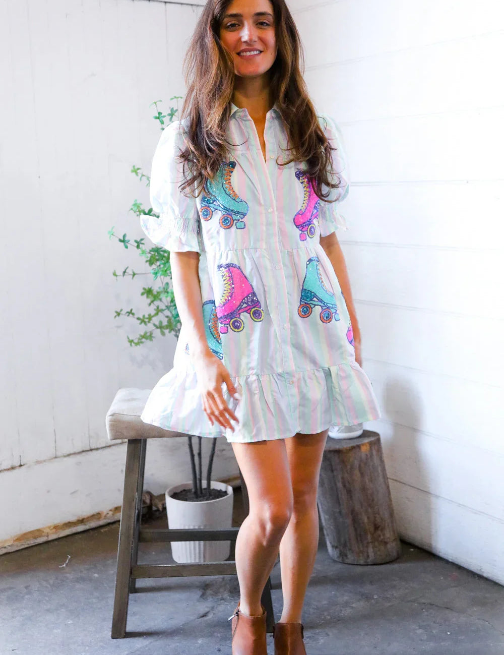 A Roller Daydream Tiered Summer Dress | Daverri Fashions