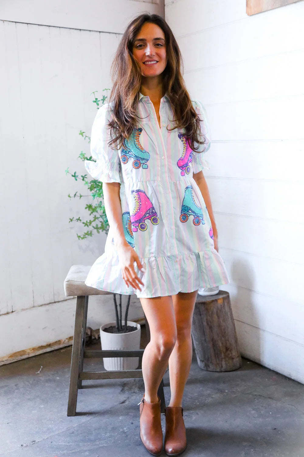 A Roller Daydream Tiered Summer Dress | Daverri Fashions