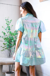 Nova Night Out Tiered Bubble Sleeve T Shirt Dress | Daverri Fashions