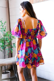 Rosewood Romance Banded Surplice Dress | Daverri Fashions