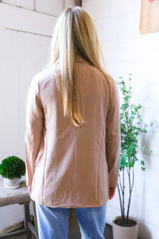 Boss in Beige Double Button Blazer | Daverri Fashions