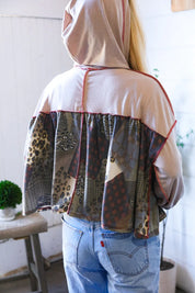 Take Your Sweet Time Animal Patchwork Hoodie | Daverri Fashions