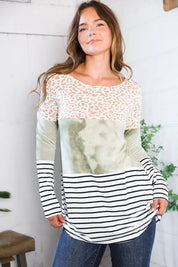 A Bold Blend Long Sleeve Tee | Daverri Fashions