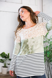 A Bold Blend Long Sleeve Tee | Daverri Fashions