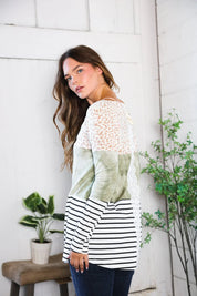 A Bold Blend Long Sleeve Tee | Daverri Fashions