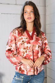 On Blossom Lane Floral Blouse | Daverri Fashions