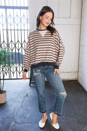 On a Cozy Canyon Mocha Pullover | Daverri Fashions