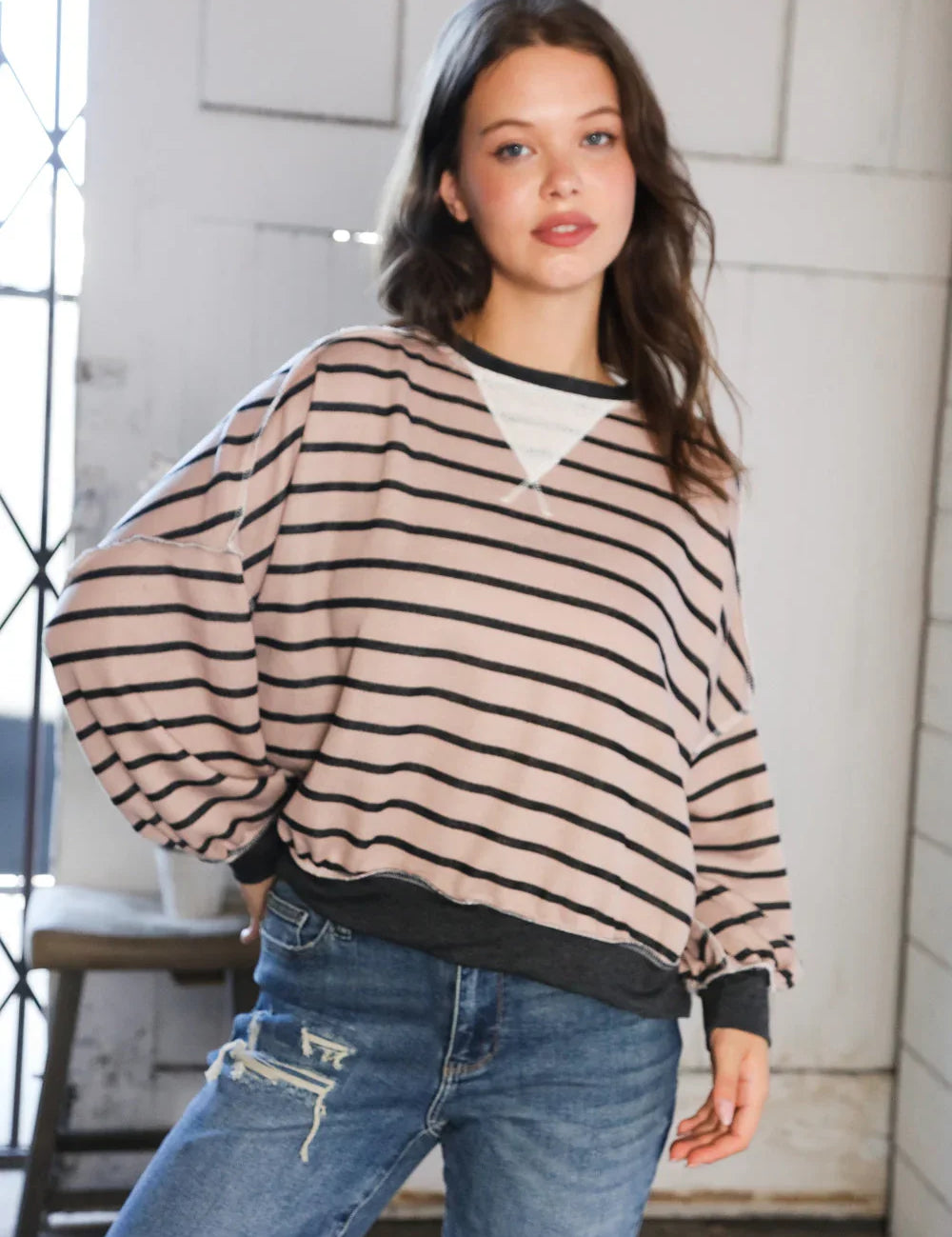 On a Cozy Canyon Mocha Pullover | Daverri Fashions