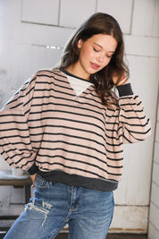 On a Cozy Canyon Mocha Pullover | Daverri Fashions
