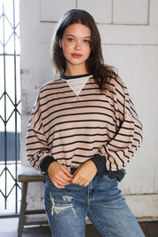 On a Cozy Canyon Mocha Pullover | Daverri Fashions