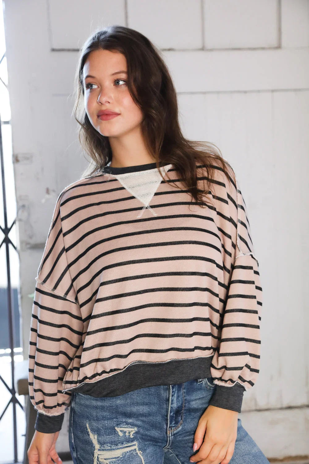 On a Cozy Canyon Mocha Pullover | Daverri Fashions