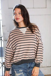 On a Cozy Canyon Mocha Pullover | Daverri Fashions