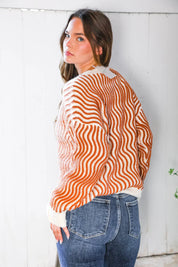 Cinnamon Swirls Cozy Pullover | Daverri Fashions