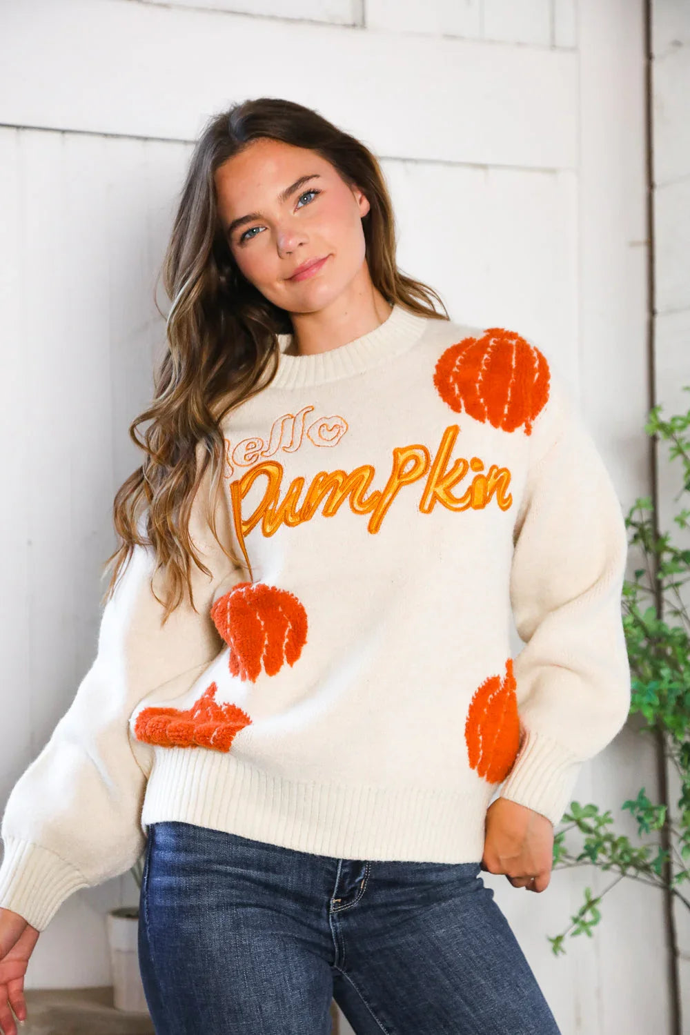 Hello Gourd-geous Pumkin Patch Pullover | Daverri Fashions