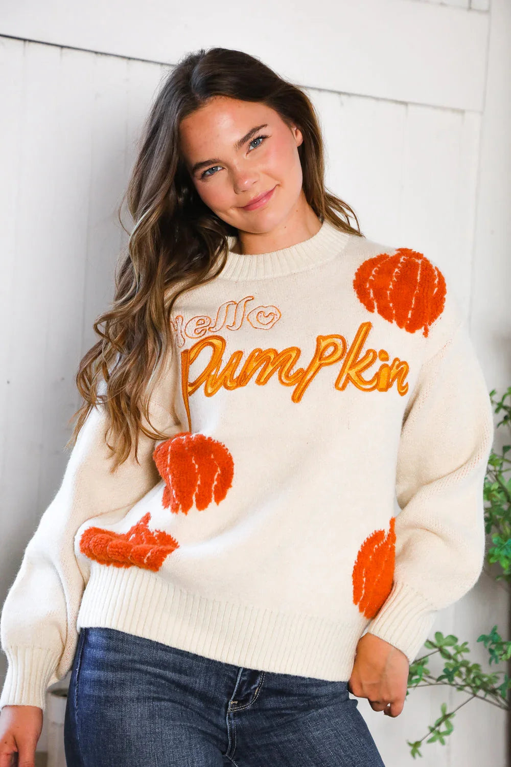 Hello Gourd-geous Pumkin Patch Pullover | Daverri Fashions