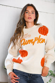 Hello Gourd-geous Pumkin Patch Pullover | Daverri Fashions