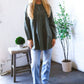Read Between the Lines Olive Button Cotton Tunic - DAVERRI FASHIONS
