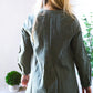 Read Between the Lines Olive Button Cotton Tunic - DAVERRI FASHIONS