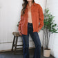 Peaceful Threads Burnt Orange Jacket - DAVERRI FASHIONS