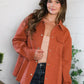 Peaceful Threads Burnt Orange Jacket - DAVERRI FASHIONS