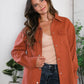 Peaceful Threads Burnt Orange Jacket - DAVERRI FASHIONS