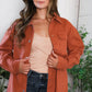Peaceful Threads Burnt Orange Jacket - DAVERRI FASHIONS