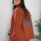 Peaceful Threads Burnt Orange Jacket - DAVERRI FASHIONS